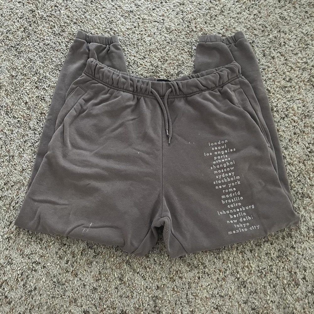 City Girl Brown Grey Sweatpants